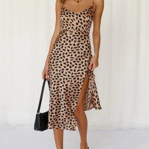 Silky Leopard Dress | Hello Molly